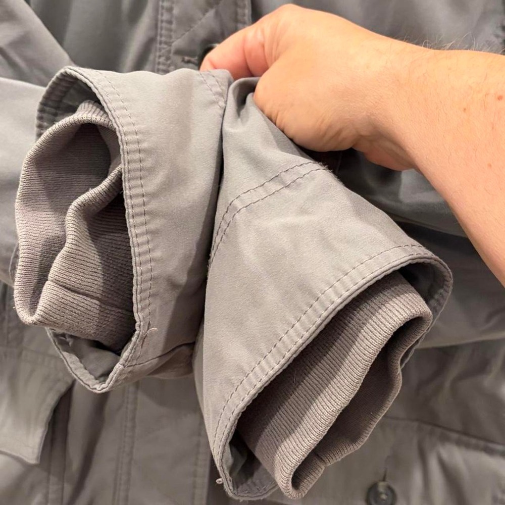 Hollister Co. gray soft cozy fleece lined jacket with hood, size XL - Picture 7 of 8